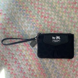 Black Coach Wristlet